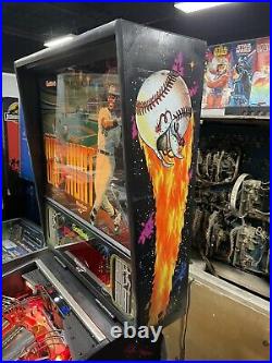 1995 Gottlieb Big Hurt Pinball Machine Baseball Frank Thomas