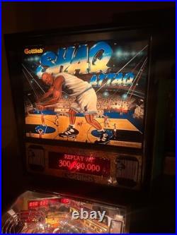1995 Gottlieb SHAQ ATTAQ Pinball Machine Shopped Orlando Magic Shaquille O'Neal