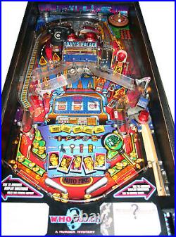 1995 Midway WHO dunnit pinball machine