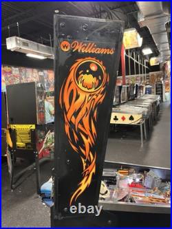1995 No Fear Dangerous Sports Pinball Machine Plays Great Leds