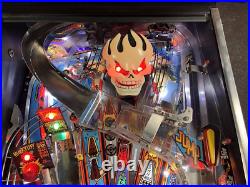 1995 No Fear Dangerous Sports Pinball Machine Plays Great Leds