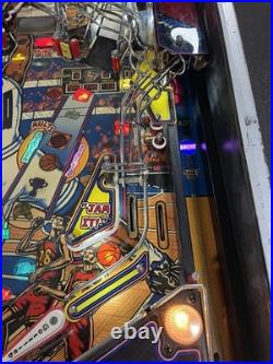 1995 Shaq Attaq Pinball Machine Leds Fully Refurbished Shaquille O'neal