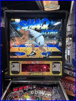 1995 Shaq Attaq Pinball Machine Leds Prof Techs Shaquille Oneill