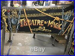 1995 Theatre Of Magic Pinball Machine Leds Nice Tiger Saw Mod Leds