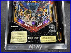 1996 Barb Wire Barbwire Pinball Machine Leds Pamela Anderson Professional Techs