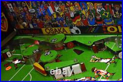 1996 Capcon Flipper Football Pinball Machine Soccer FUN L@@K