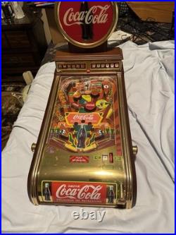 1996 Franklin Mint Coca Cola Super Rare Pinball Machine Parts Or Repair 1996 Franklin Mint Coca Cola Super Rare Pinball Machine Parts Or Repair