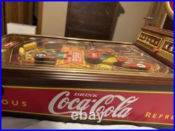 1996 Franklin Mint Coca Cola Super Rare Pinball Machine Parts Or Repair 1996 Franklin Mint Coca Cola Super Rare Pinball Machine Parts Or Repair