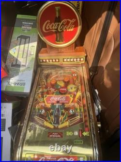 1996 Franklin Mint Coca Cola Super Rare Pinball Machine Working Condition