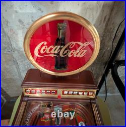 1996 Franklin Mint Coca Cola Super Rare Pinball Machine Working Condition
