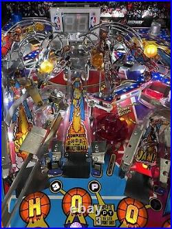 1997 Bally Nba Fastbreak Pinball Machine Plays Great Leds Fast Break