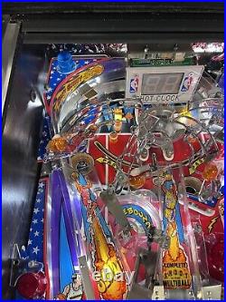 1997 Bally Nba Fastbreak Pinball Machine Plays Great Leds Fast Break