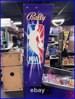 1997 Bally Nba Fastbreak Pinball Machine Plays Great Leds Fast Break