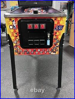 1997 Bally Nba Fastbreak Pinball Machine Plays Great Leds Fast Break