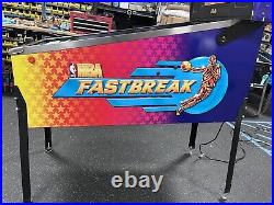 1997 Bally Nba Fastbreak Pinball Machine Plays Great Leds Fast Break