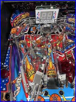 1997 Bally Nba Fastbreak Pinball Machine Plays Great Leds Fast Break