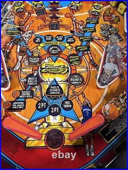 1997 Bally Nba Fastbreak Pinball Machine Plays Great Leds Fast Break