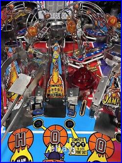 1997 Bally Nba Fastbreak Pinball Machine Plays Great Leds Fast Break