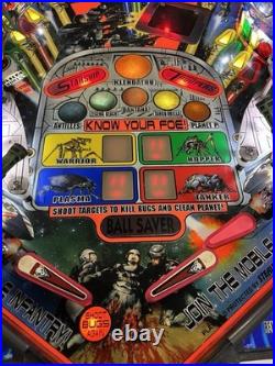 1997 Starship Troopers Pinball Machine Leds Fully Refurbished