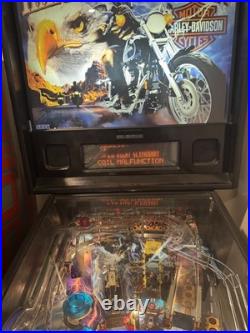1999 SEGA HARLEY DAVIDSON PINBALL MACHINE 1st EDITION, RECENT REBUILD, 100%