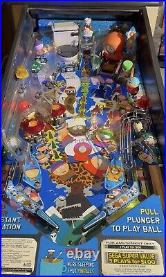 1999 South Park Pinball Machine By Sega. Fully Working With No Errors Awesome