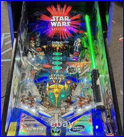 1999 Star Wars Episode 1 One Pinball Machine Leds Fully Refurbished