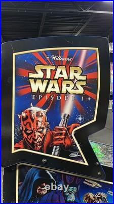 1999 Star Wars Episode 1 One Pinball Machine Leds Fully Refurbished