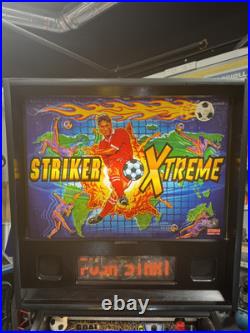 2000 Striker Xtreme Pinball Machine Leds Professional Techs Plays Great Soccer