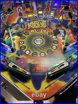 2001 Stern Austin Powers Pinball Machine Leds Prof Techs Color DMD Yeah Baby