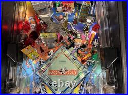 2001 Stern Monopoly Pinball Machine Fully Refurbished Leds Plays Great