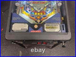 2001 Stern Monopoly Pinball Machine Fully Refurbished Leds Plays Great