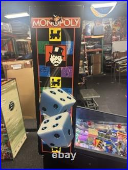 2001 Stern Monopoly Pinball Machine Fully Refurbished Leds Plays Great