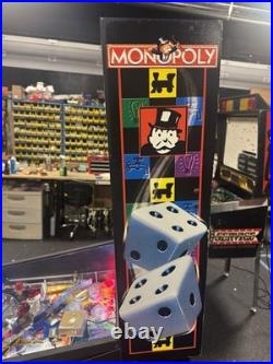 2001 Stern Monopoly Pinball Machine Fully Refurbished Leds Plays Great