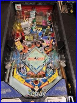 2001 Stern Monopoly Pinball Machine Fully Refurbished Leds Plays Great