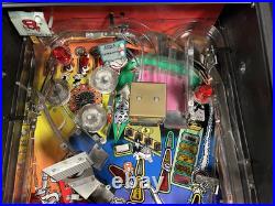 2001 Stern Monopoly Pinball Machine Fully Refurbished Leds Plays Great