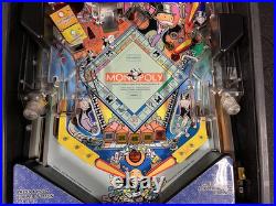 2001 Stern Monopoly Pinball Machine Fully Refurbished Leds Plays Great