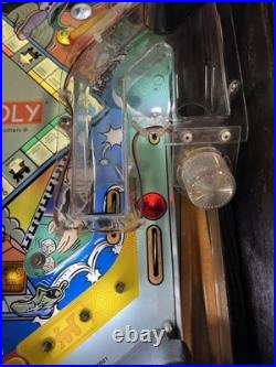 2001 Stern Monopoly Pinball Machine Fully Refurbished Leds Plays Great