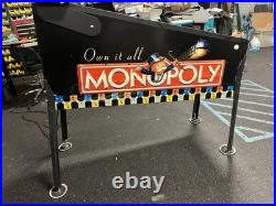 2001 Stern Monopoly Pinball Machine Fully Refurbished Leds Plays Great
