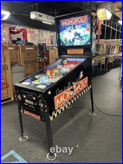2001 Stern Monopoly Pinball Machine Fully Refurbished Leds Plays Great