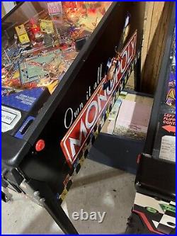 2001 Stern Monopoly Pinball Machine RARE