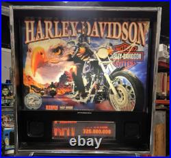 2002 Stern Harley Davidson Pinball Machine 2nd Edition Chrome Only 600 Made Leds 2002 Stern Harley Davidson Pinball Machine 2nd Edition Chrome Only 600 Made Leds