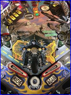 2002 Stern Harley Davidson Pinball Machine 2nd Edition Chrome Only 600 Made Leds 2002 Stern Harley Davidson Pinball Machine 2nd Edition Chrome Only 600 Made Leds