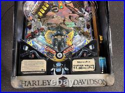 2002 Stern Harley Davidson Pinball Machine 2nd Edition Chrome Only 600 Made Leds 2002 Stern Harley Davidson Pinball Machine 2nd Edition Chrome Only 600 Made Leds