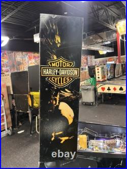 2002 Stern Harley Davidson Pinball Machine 2nd Edition Chrome Only 600 Made Leds 2002 Stern Harley Davidson Pinball Machine 2nd Edition Chrome Only 600 Made Leds