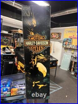 2002 Stern Harley Davidson Pinball Machine 2nd Edition Chrome Only 600 Made Leds 2002 Stern Harley Davidson Pinball Machine 2nd Edition Chrome Only 600 Made Leds