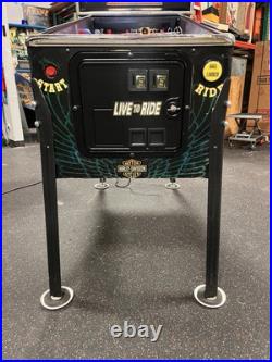 2002 Stern Harley Davidson Pinball Machine 2nd Edition Chrome Only 600 Made Leds 2002 Stern Harley Davidson Pinball Machine 2nd Edition Chrome Only 600 Made Leds