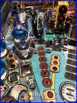 2002 Stern Harley Davidson Pinball Machine 2nd Edition Chrome Only 600 Made Leds 2002 Stern Harley Davidson Pinball Machine 2nd Edition Chrome Only 600 Made Leds
