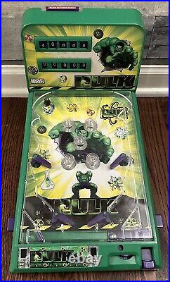 2003 MARVEL THE INCREDIBLE HULK Electronic Pinball Game Machine Tested & Works