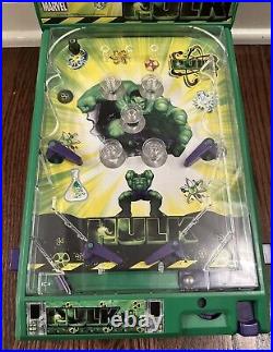 2003 MARVEL THE INCREDIBLE HULK Electronic Pinball Game Machine Tested & Works