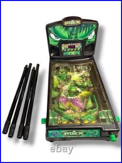 2003 Marvel Incredible Hulk Electronic With Legs /Tabletop Pinball Machine